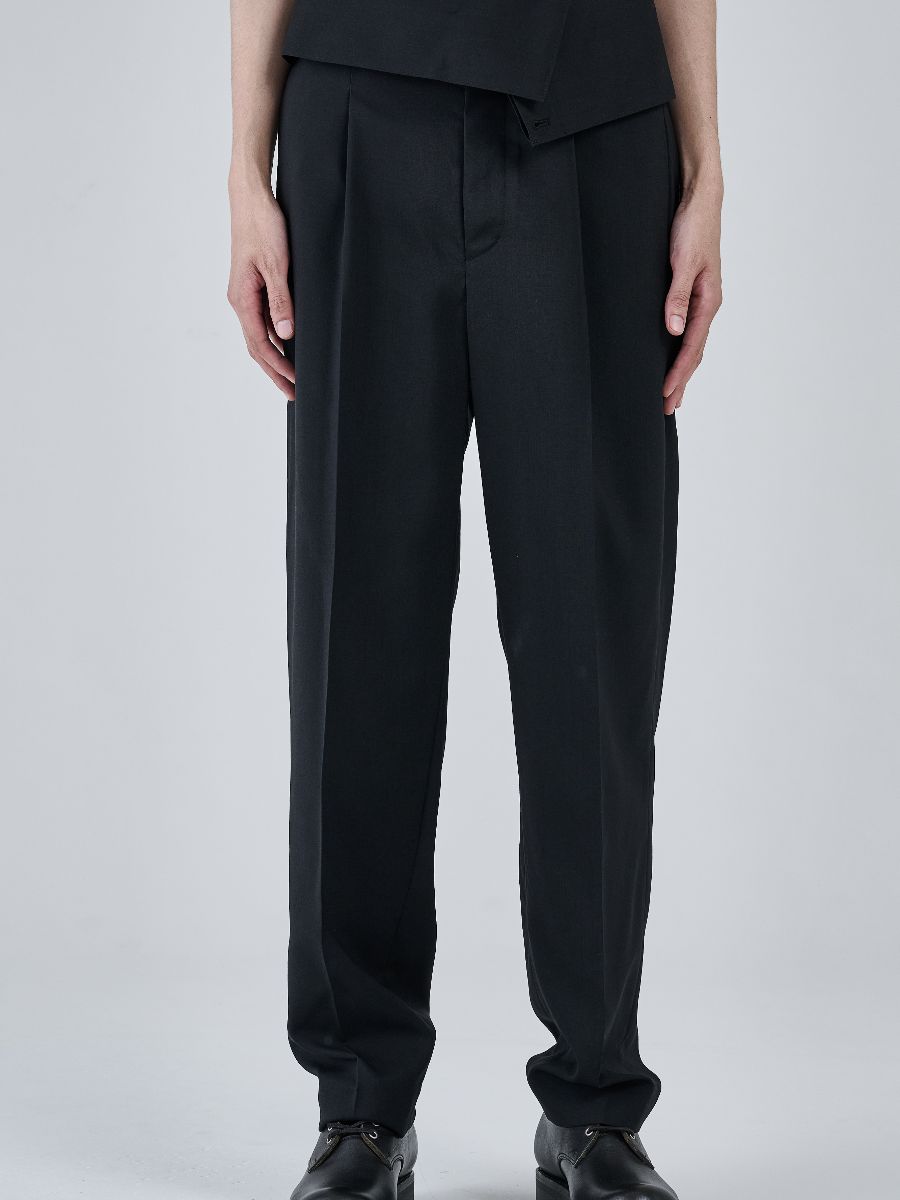 【27SS】 EVENING TROUSER / ブラック