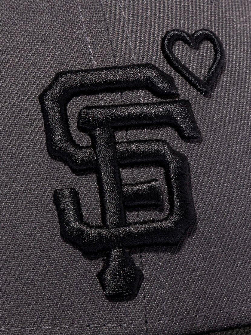 【26SS】ニューエラ コラボ ジャイアンツ キャップ / × NEWERA GIANTS CAP / ブラック×グレー