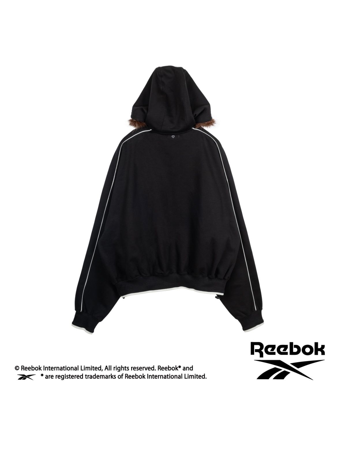 【25AW】リーボック コラボ ユニフォーム スウェット パーカー / × REEBOK UNIFORM SWEAT HOODIE / ブラック