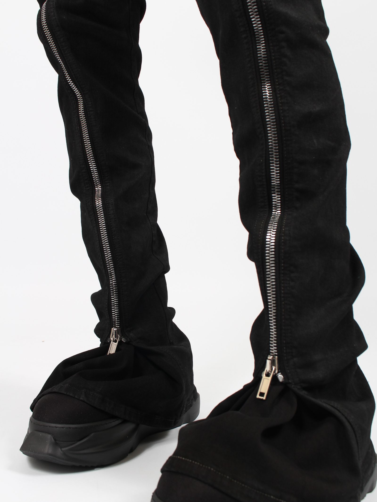 RICK OWENS DRKSHDW - 【24SS】ボランバナナ ジップ デニムパンツ / BOLAN BANANA / ブラック | STORY