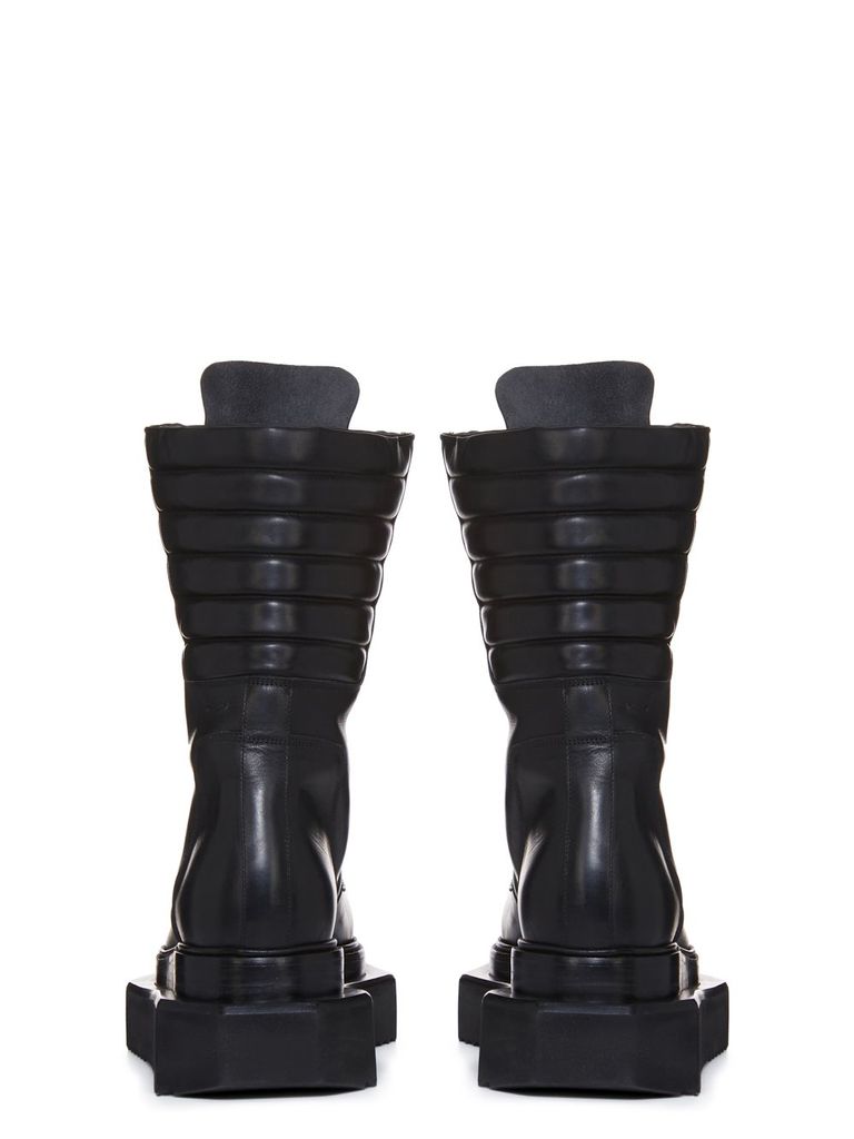 RICK OWENS - 【23FW】フロントジップ モト サイクロプス ブーツ /MOTO 