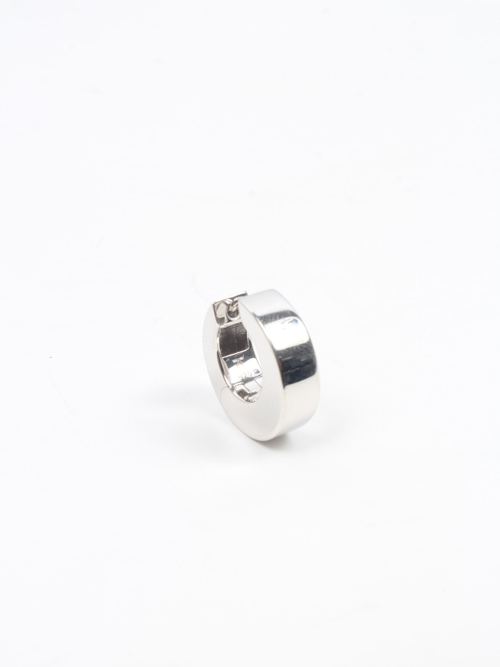 【両耳用】アーチフープ スモール ポリッシュド ピアス / ARCH HOOP SMALL POLISHED / シルバー