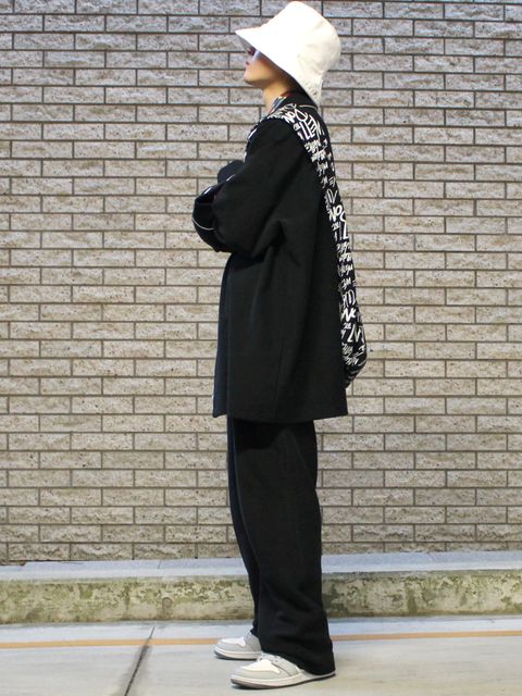 "WE11DONE"パジャマシャツを取り入れたお洒落街ブラコーデ