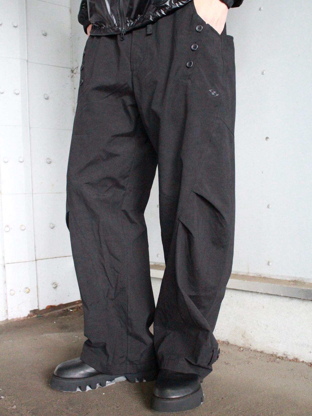 【25AW】タイ パンツ / TIE PANTS / ブラック