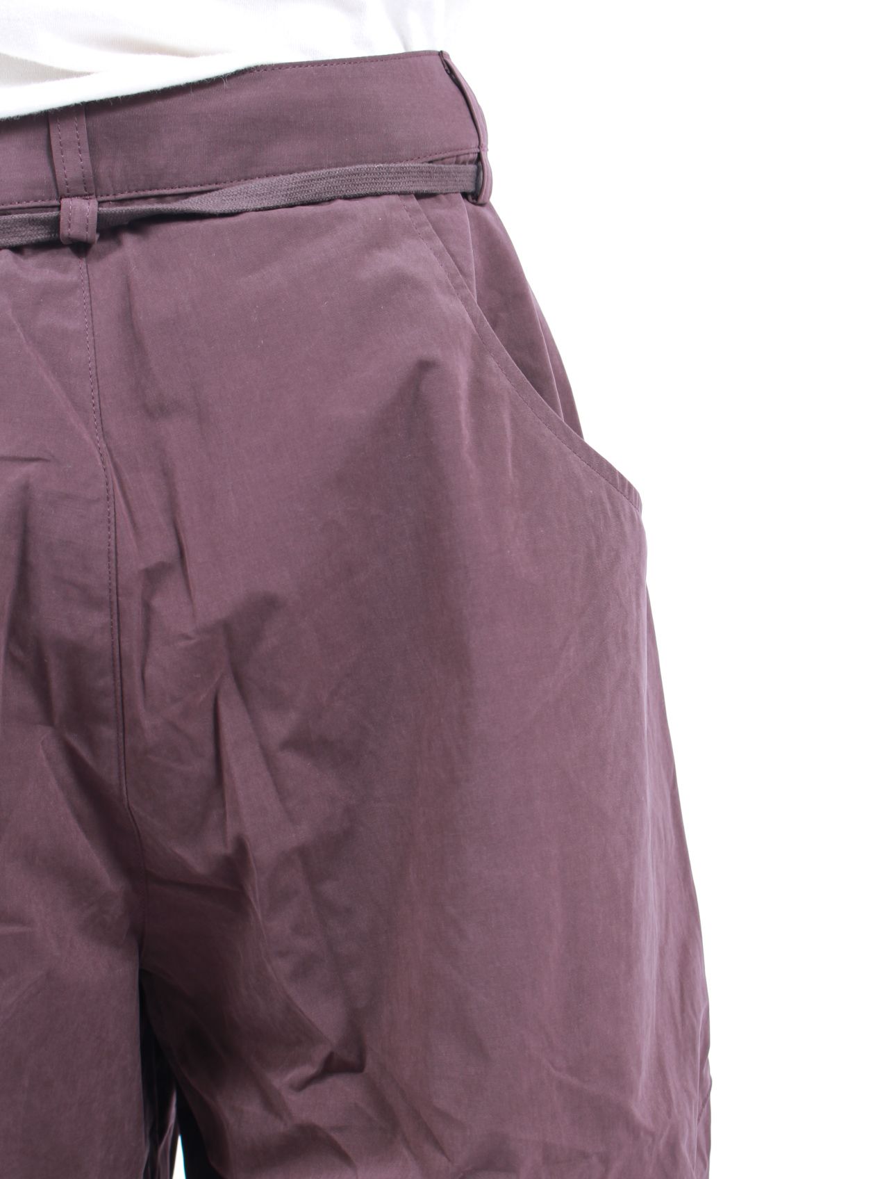 【25AW】タイ パンツ / TIE PANTS / ワイン