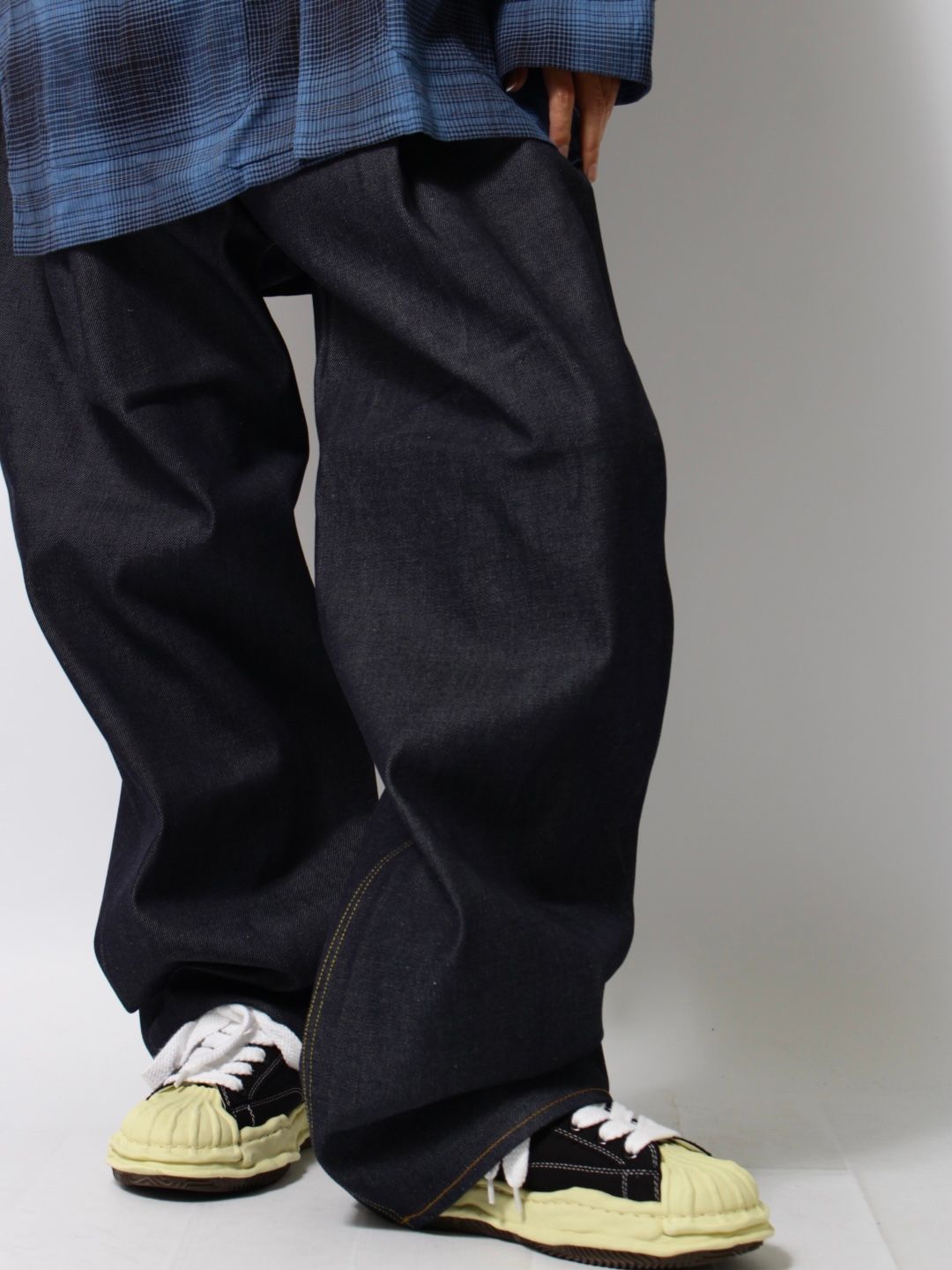 sublationsフレアデニム SLIM FLARE DENIM PANTS -Sharon-【WASH INDIGO】 – SUBLATIONS