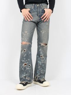 DAIRIKU - 【24SS】ダメージ フレア デニム パンツ /  