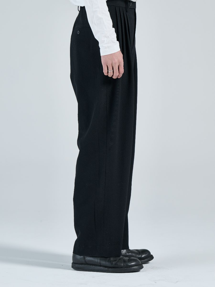 【27SS】 GAVIN TROUSER / ブラック