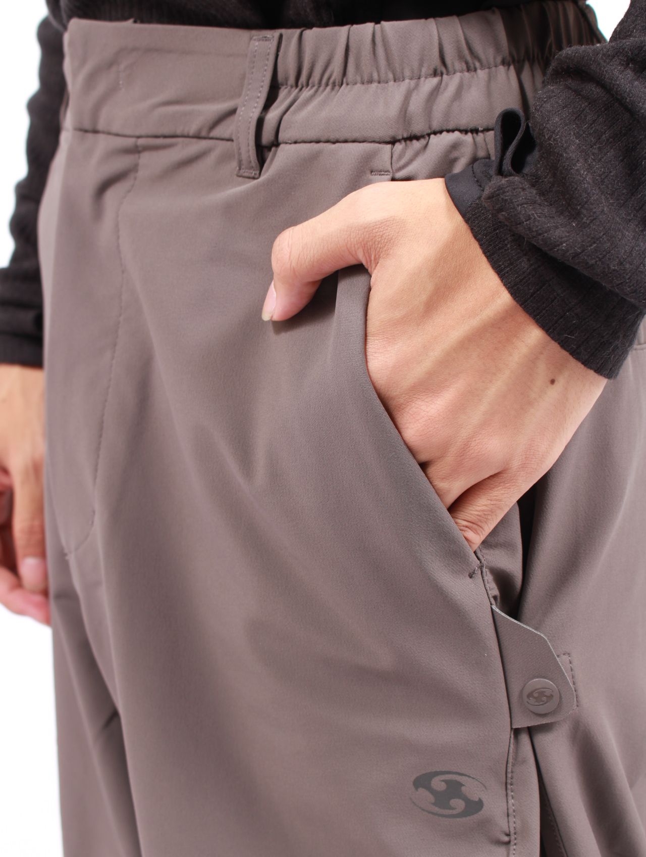 【25AW】サイド スナップ パンツ / SIDE SNAP PANTS / アッシュブラウン