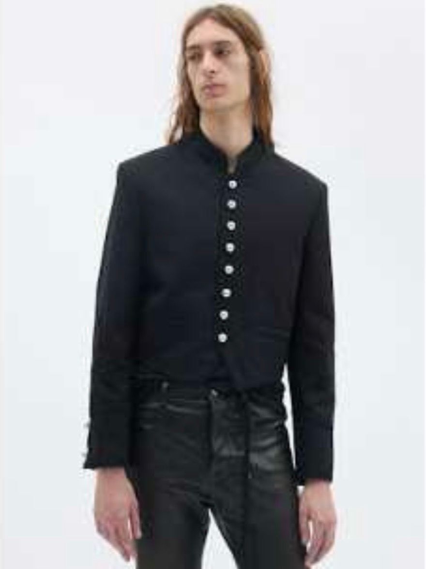 【27SS】ナポレオン ジャケット アレン エンブリッシュド マルシナ ジャケット / ALEN EMBELLISHED MARSINA JACKET / ブラック