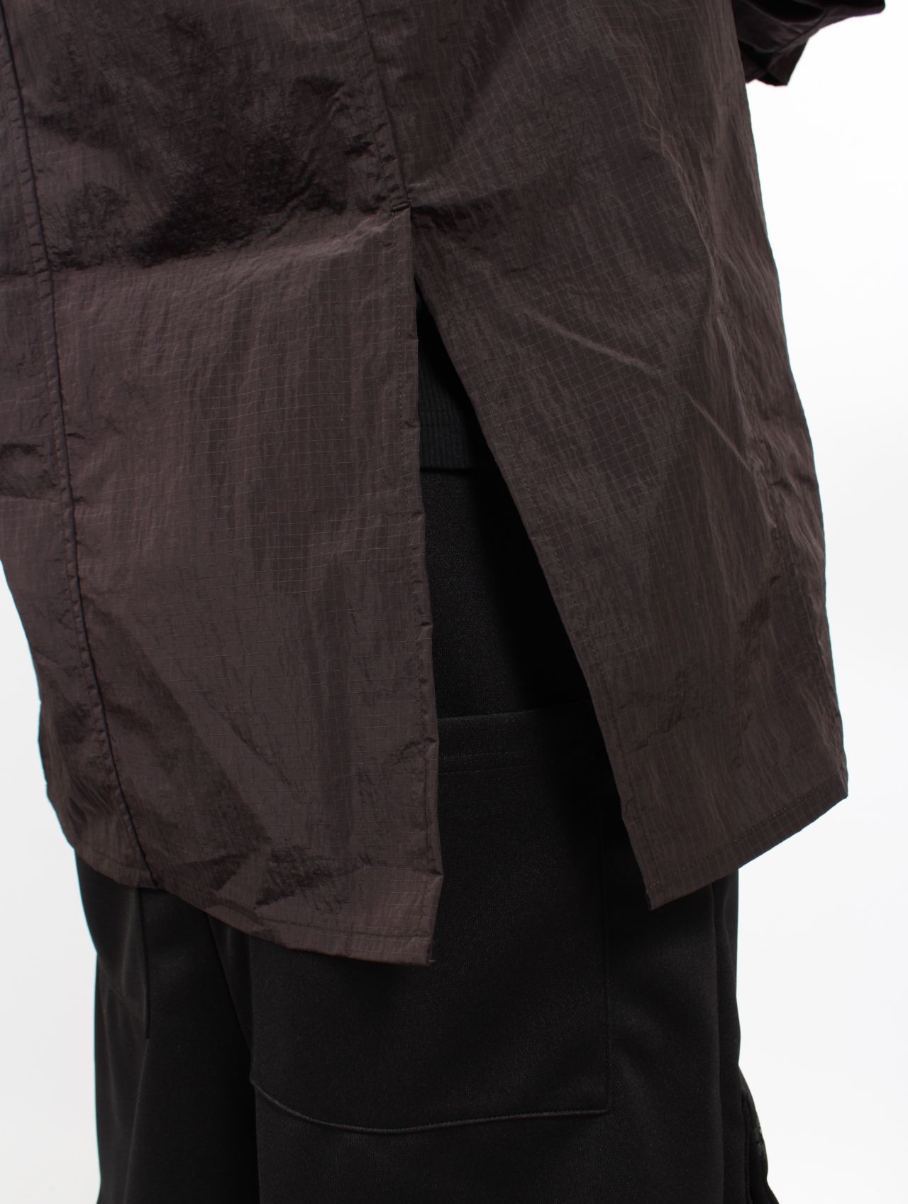 【25SS】モノフィル リップストップ カバー ハンド シャツ / MONOFIL RIPSTOP COVER HAND SHIRT / ブラック