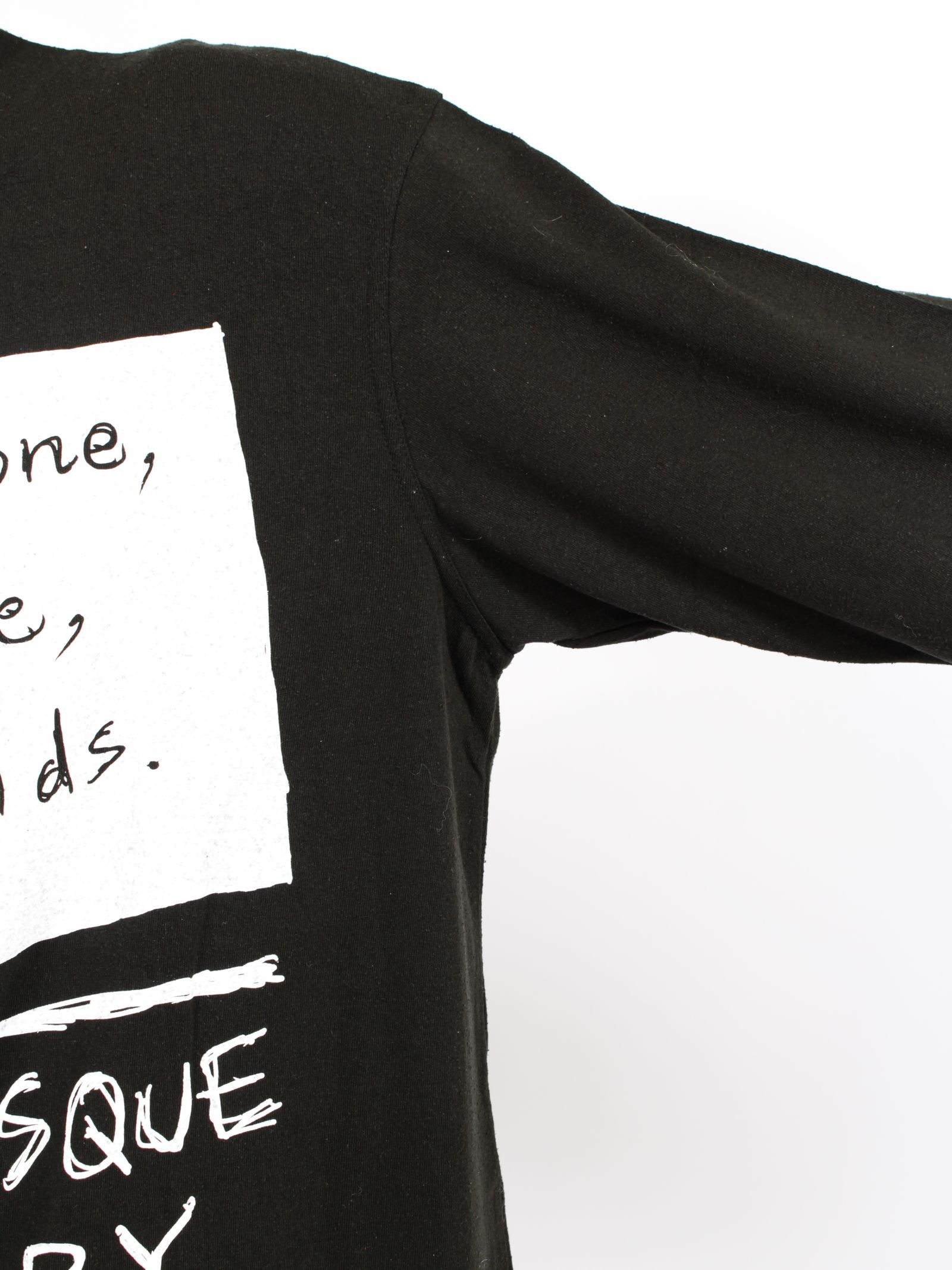 【26AW】ステイトメント イン ディセンバー ロングスリーブ Tシャツ / STATEMENT IN DECEMBER(L/S TEE) / ブラック