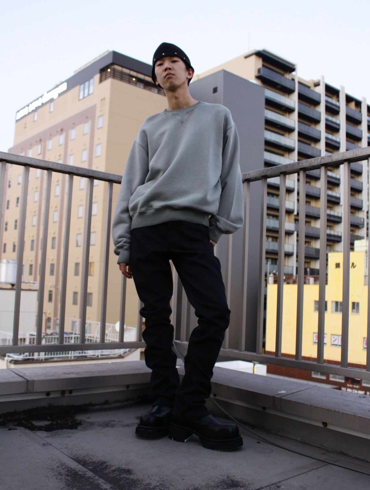 【25AW】バブル クルーネックスウェット / BUBBLE CREWNECK / GREEN FADE(グリーン)