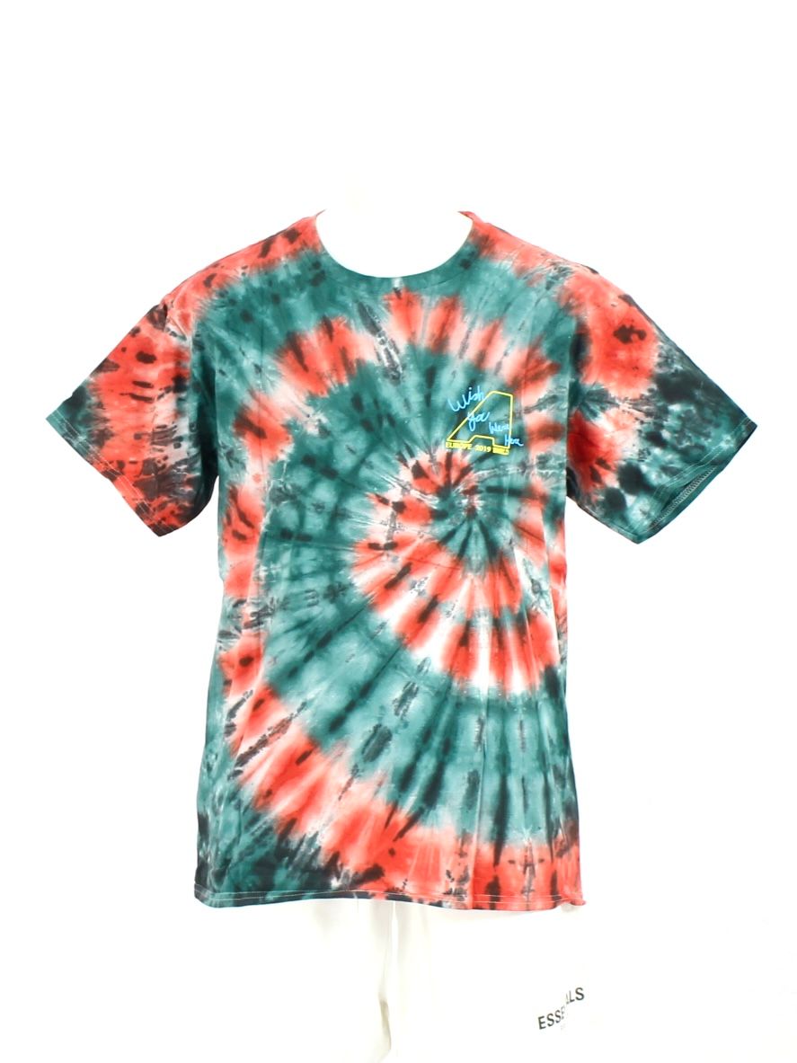 スカルワールド ヨーロッパTシャツ / ASTROWORLD Lollapalooza EUROPE Tour TEE / グリーン × マルチカラー