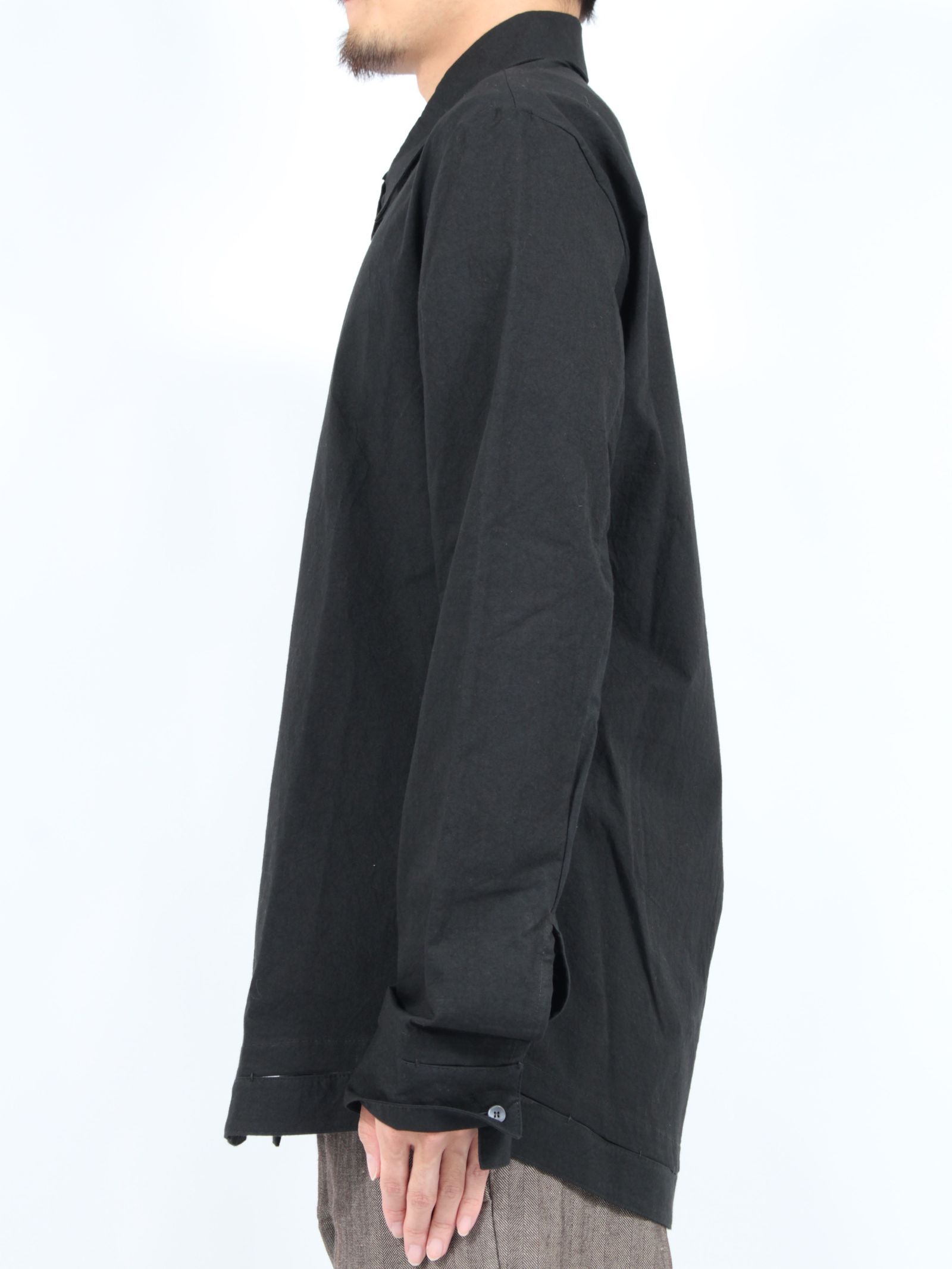 K'ANG - 【24AW】ハンドステッチ ヘム ボーダー リラックス
