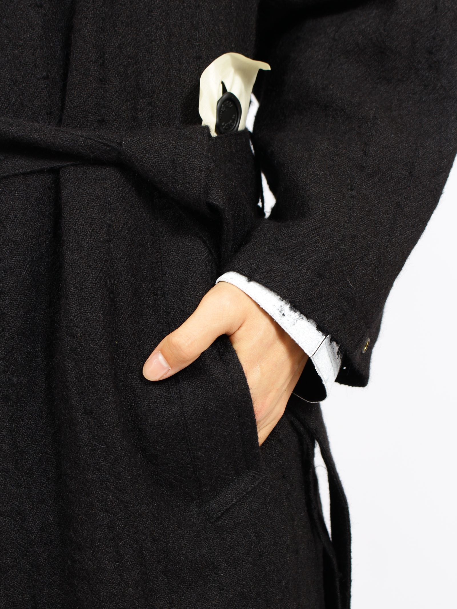 【26AW】トゥー ダブル ブレステッド コート / TOO DOUBLE-BREASTED / ブラック