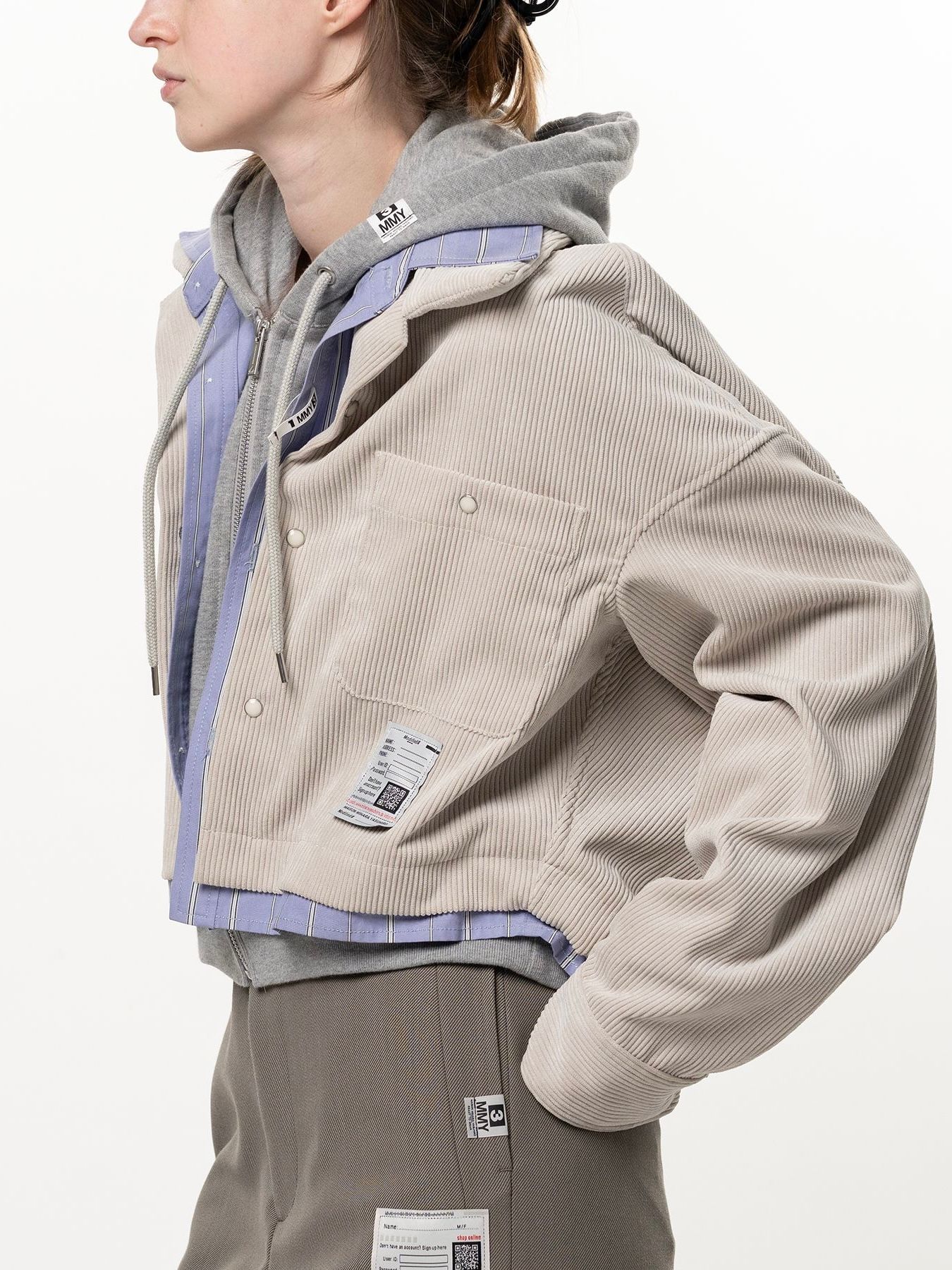 【26AW】スリー レイヤード シャツ / THREE LAYERED SHIRTS / ホワイト