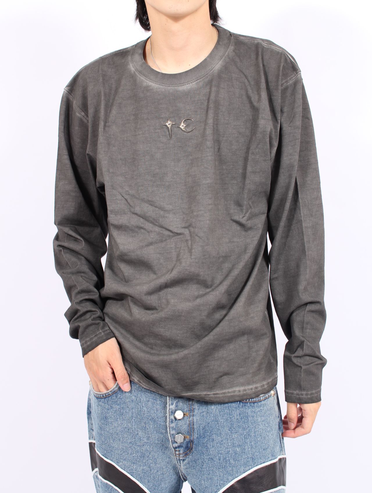 【25AW】TC ベーシック ロングスリーブ Tシャツ / TC BASIC LONG-SLEEVE / チャコール