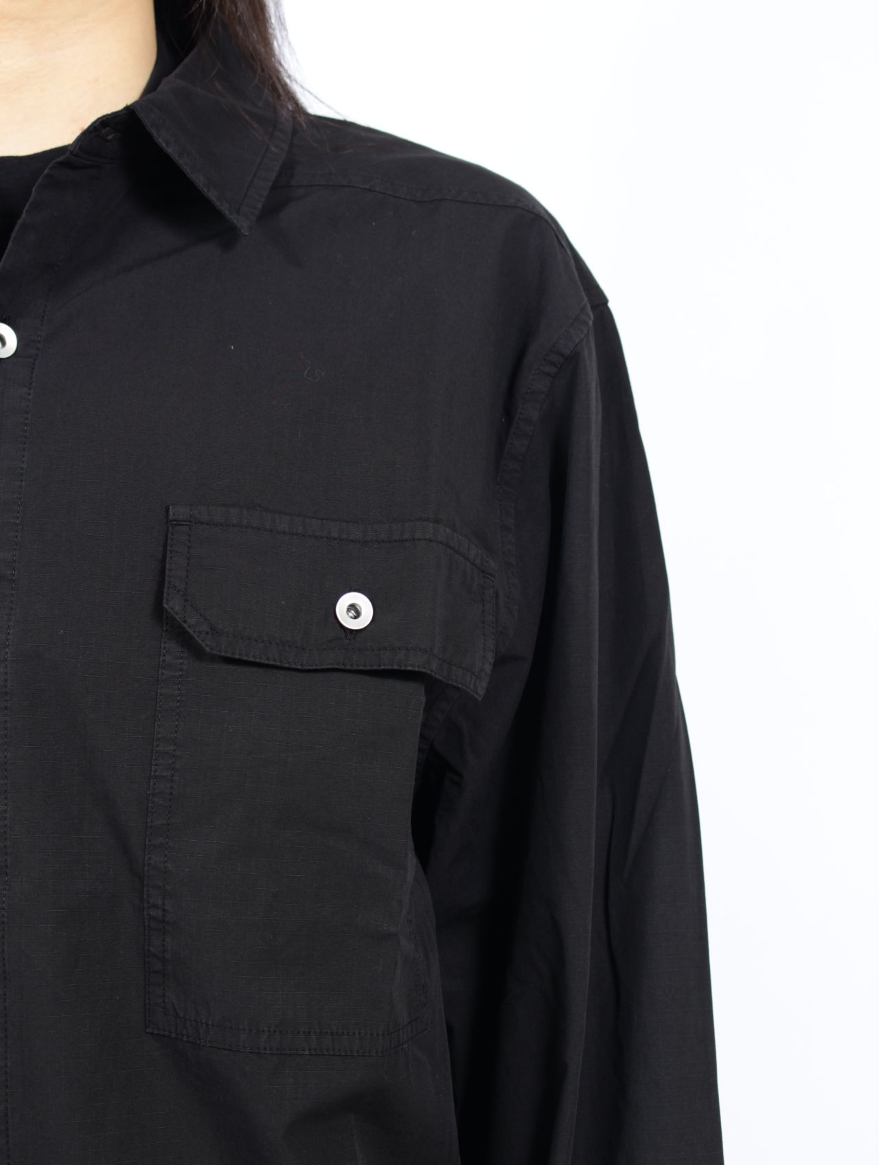 【26SS】ジャンボ アウターシャツ / JUMBO OUTERSHIRT / ブラック