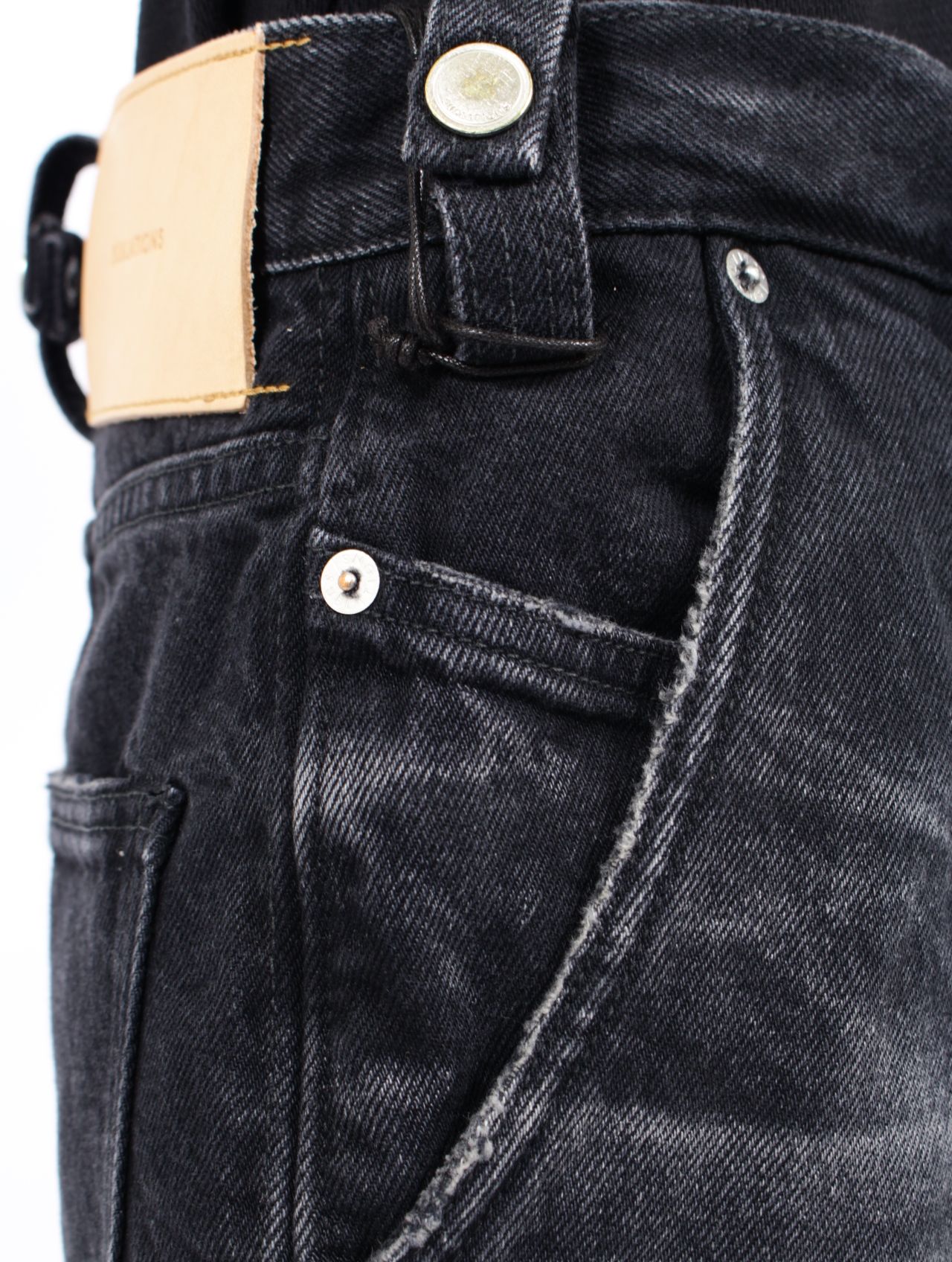 【25SS】ボンテージ デニム パンツ / BONDAGE DENIM PANTS.13 / ユーズドブラック