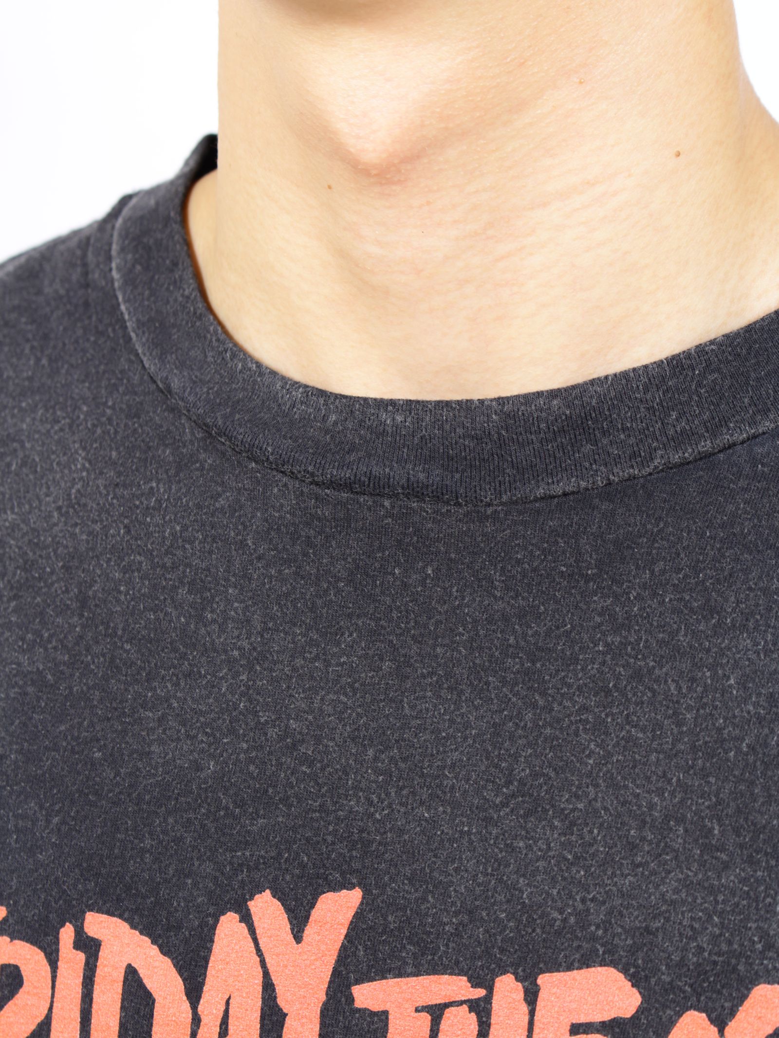【13日の金曜日コラボ】ヴィンテージ エフェクト Tシャツ / x FRIDAY THE 13TH VINTAGE EFFECT T-SHIRT 02 / ブラック