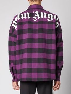 PALM ANGELS - 【23SS】クラシックロゴ オーバーサイズ チェックシャツ 