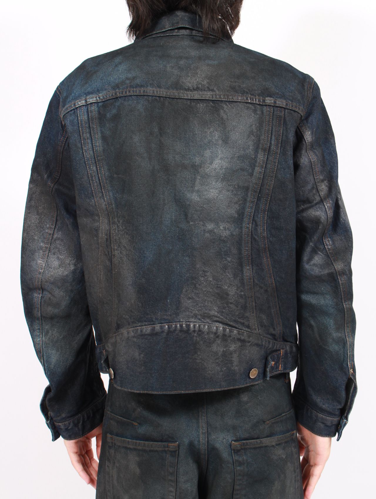 【25AW】 3D トラッカー ジャケット デニム ジャケット  / 3D TRUCKER JACKET / LUSTER COATED DARK INDIGO(ダーク インディゴ)