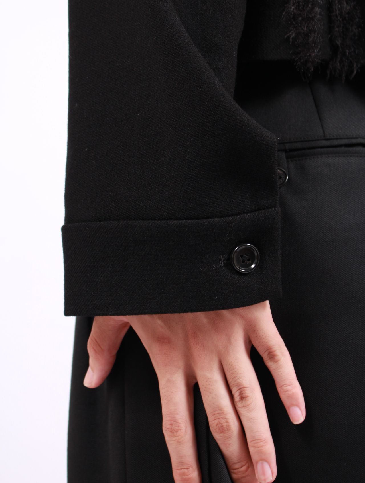 【25AW】ジップアップ ブルゾン / ZIP BLOUSON / ブラック