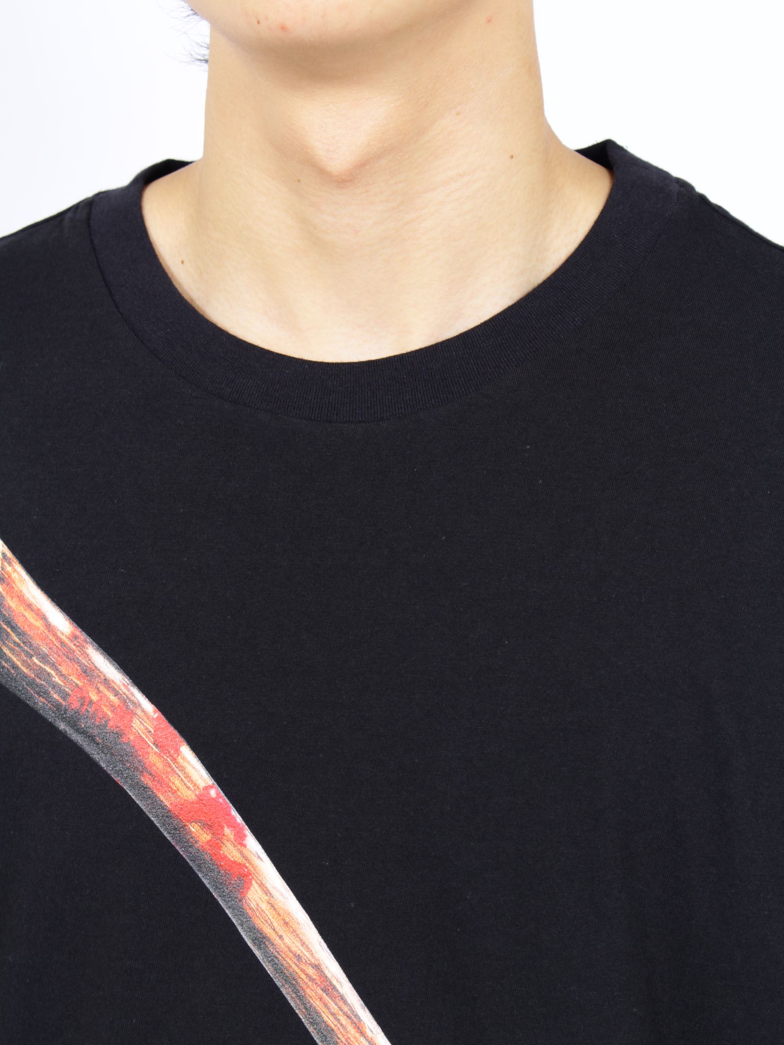【 13日の金曜日 コラボ 】ポスター ビジュアル ロングスリーブ Tシャツ 長袖 カットソー/ xFRIDAY THE 13TH POSTER VISUAL L/S T-SHIRT / ブラック