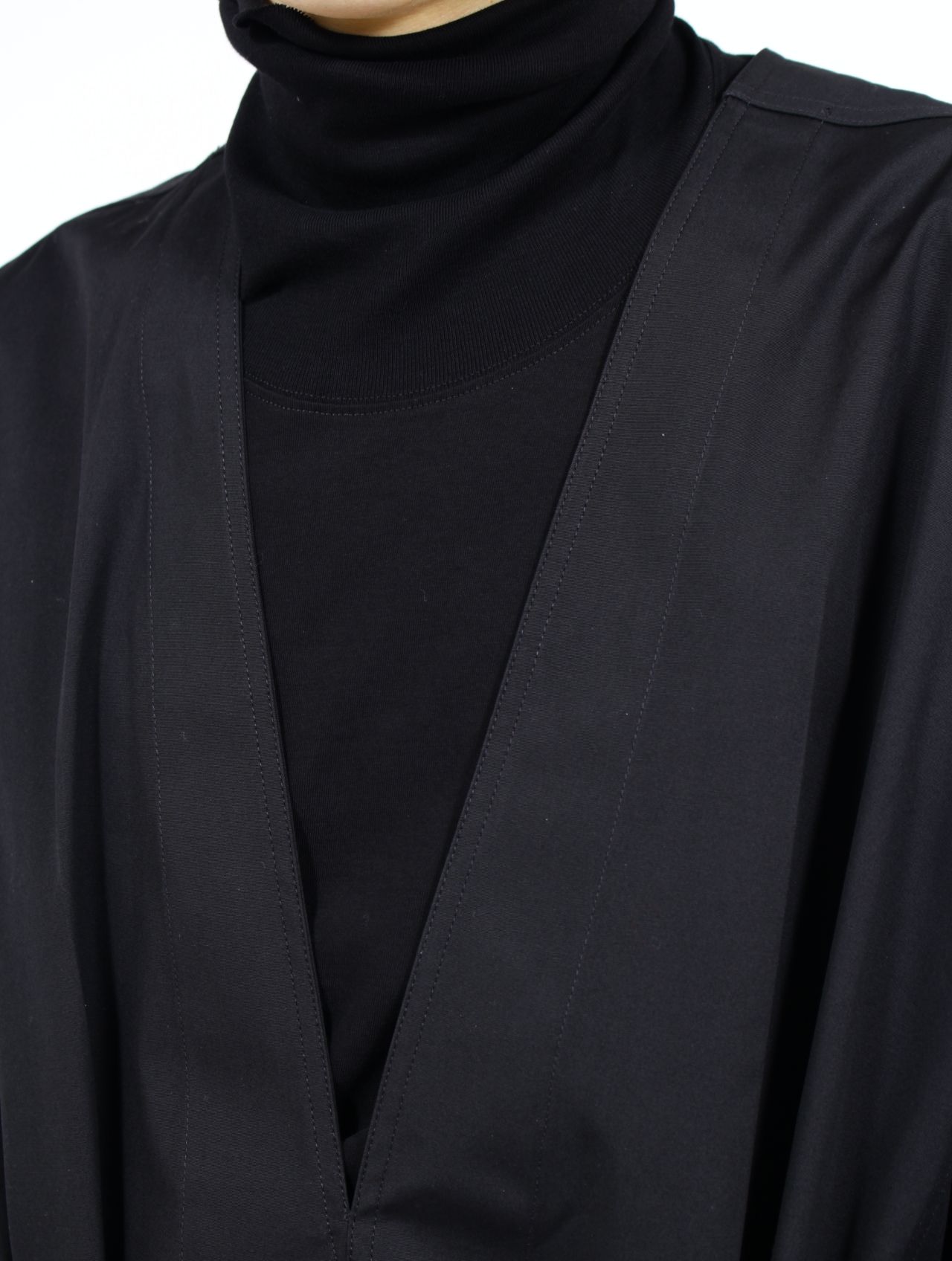 【26SS】 ショート ジャンプスーツ / SL SHORT JUMPSUIT / ブラック