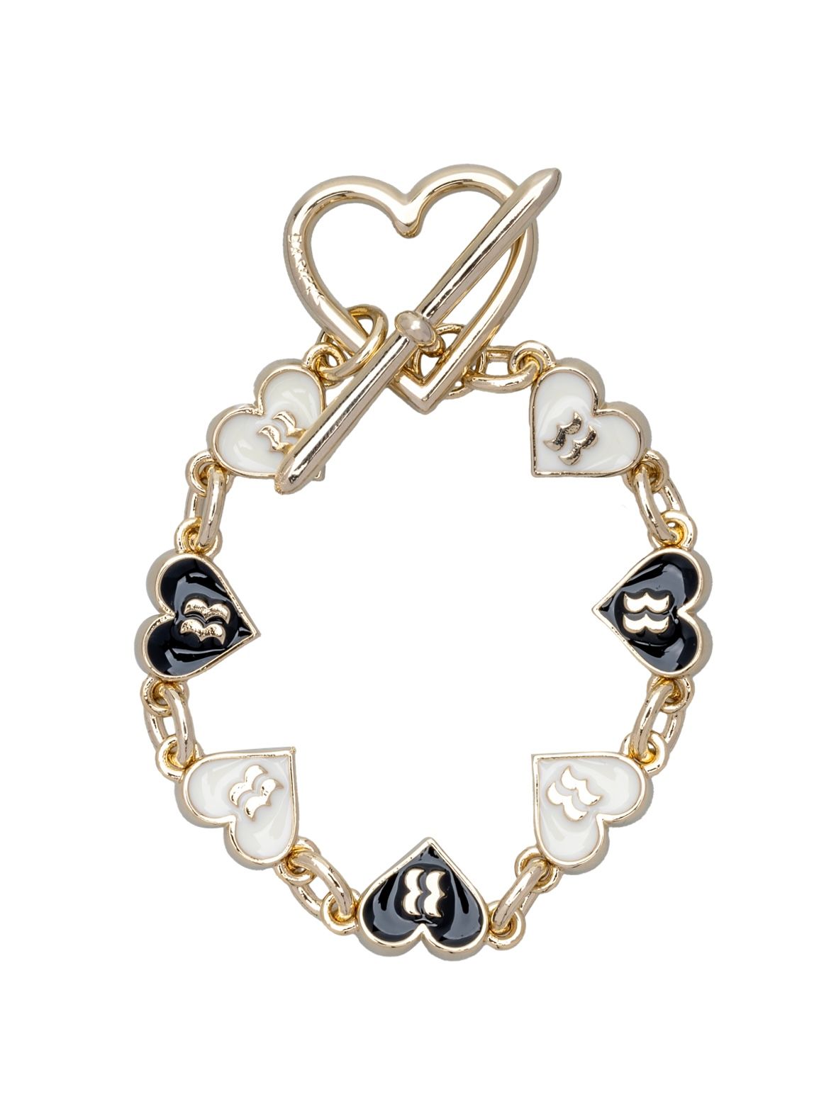 MM6 Maison Margiela Minimal Logo ID Tag curb bracelet