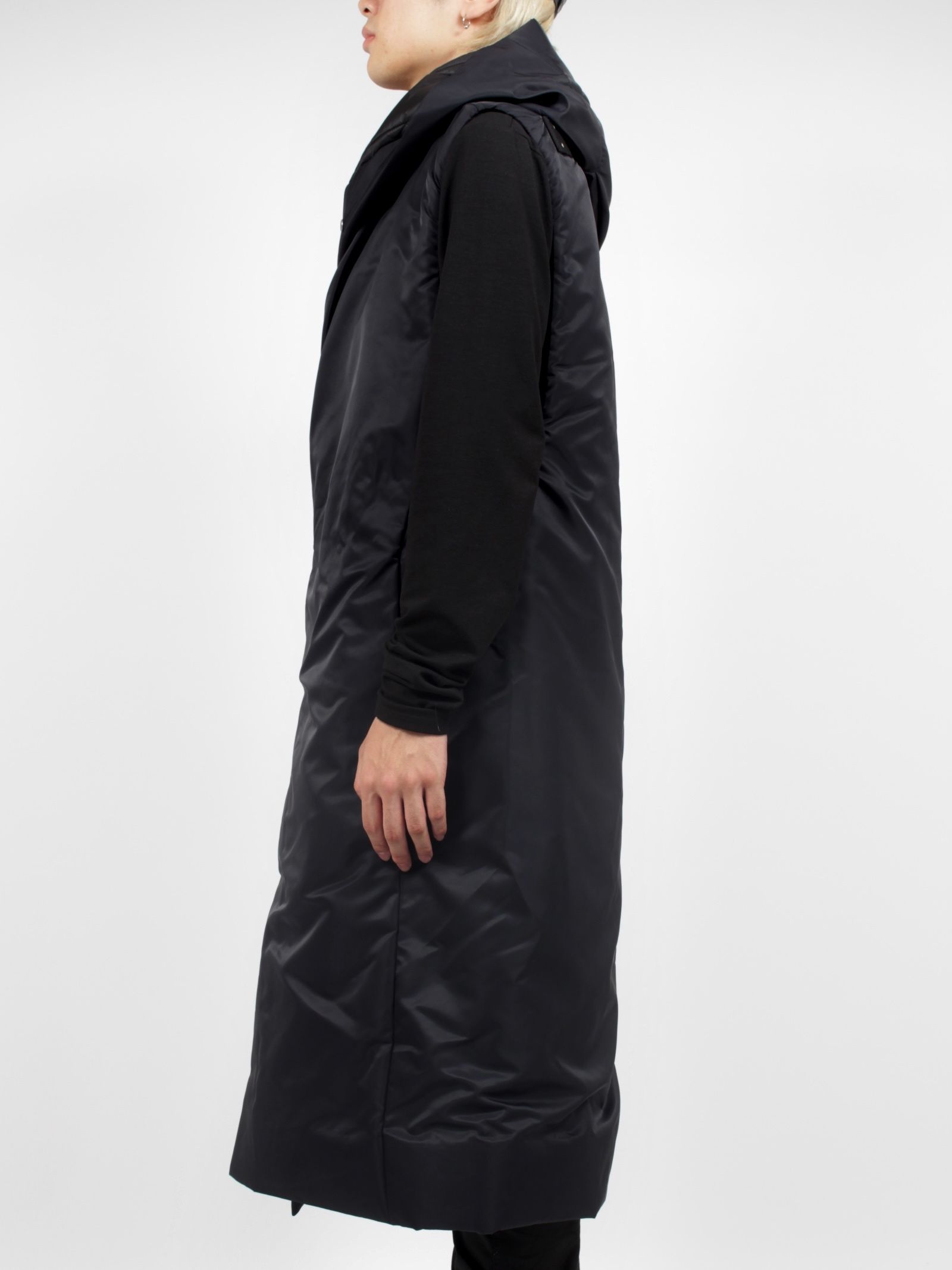 Rick Owens リックオーウェンス フーテッドトラックジャケット 44 黒 