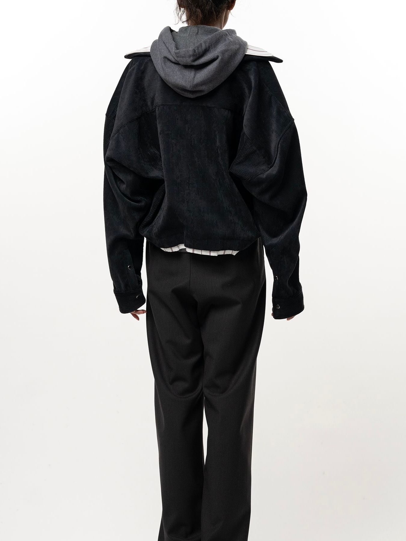 【26AW】スリー レイヤード シャツ / THREE LAYERED SHIRTS / ブラック