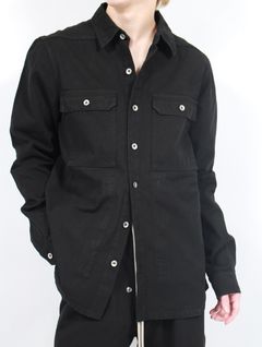 【25SS】アウターシャツ 長袖 ジャケット / OUTER SHIRT / ブラック