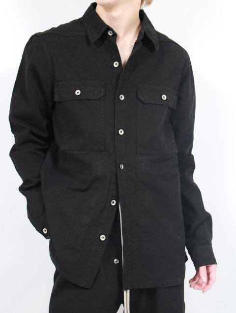 【25SS】アウターシャツ 長袖 ジャケット / OUTER SHIRT / ブラック