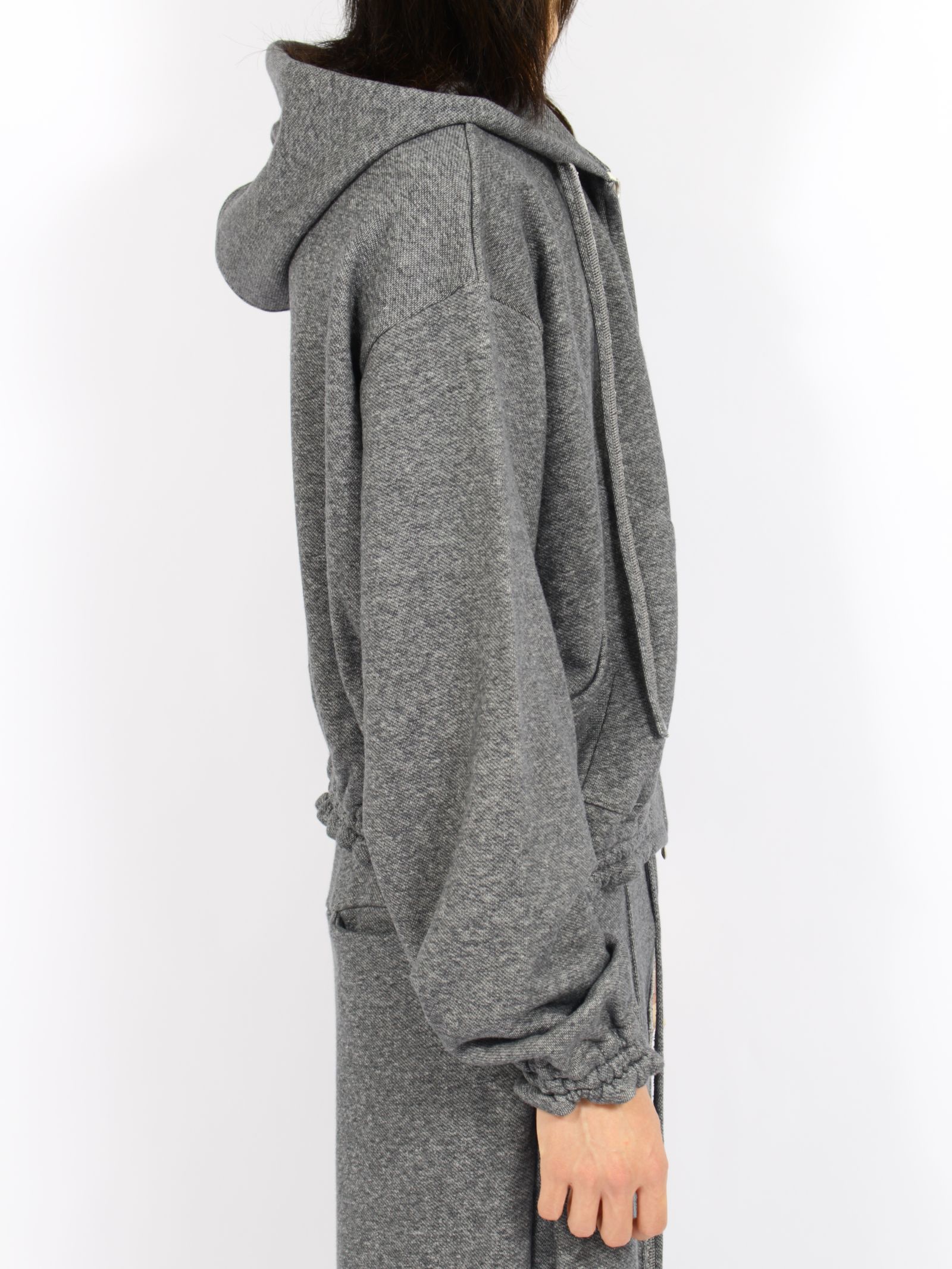 【定番】オーディナリー ホーム オールド スタイル ジップ フーディ / ORDINARY HOME OLD STYLE ZIP HOODIE / チャコール