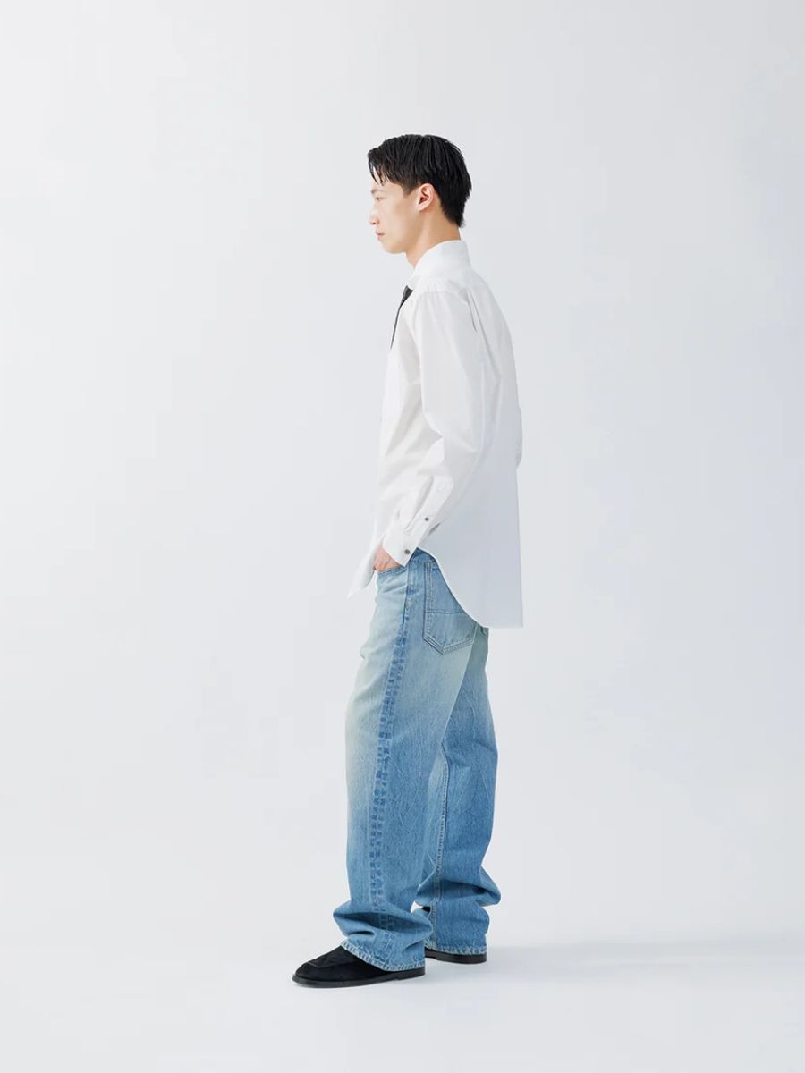 【26AW】 レギュラー フィット タブ カラー シャツ / REGULAR FIT TAB COLLAR SHIRT / ホワイト