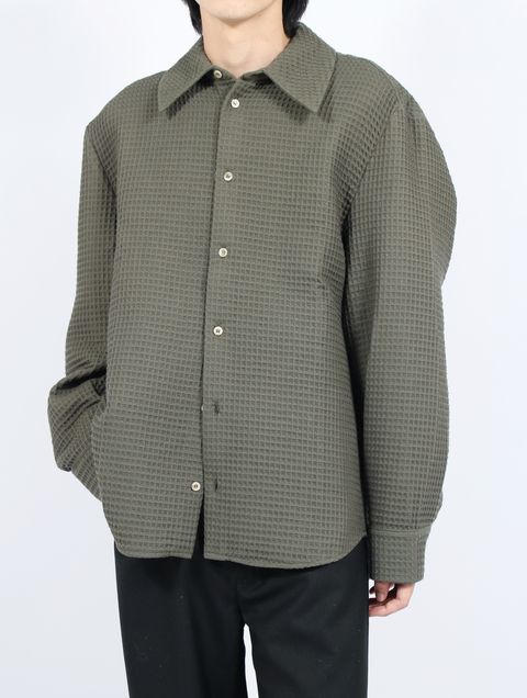 【25AW】 オーザリー シャツ 長袖 / OSEARY SHIRT / パインツリー（カーキ）