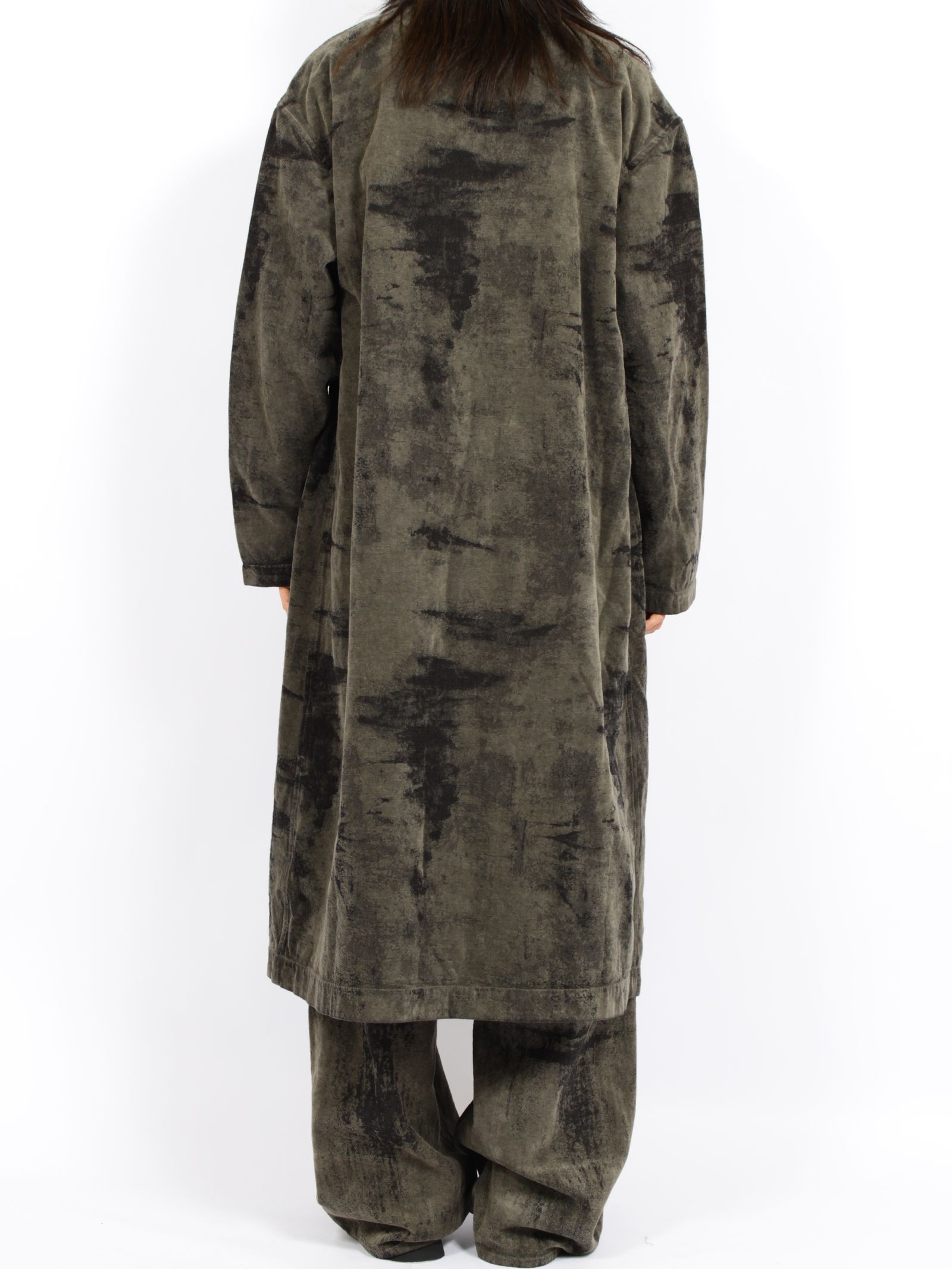 【26AW】モール ジャガード デニム コート / MOLE JACQUARD DENIM COAT / グレー
