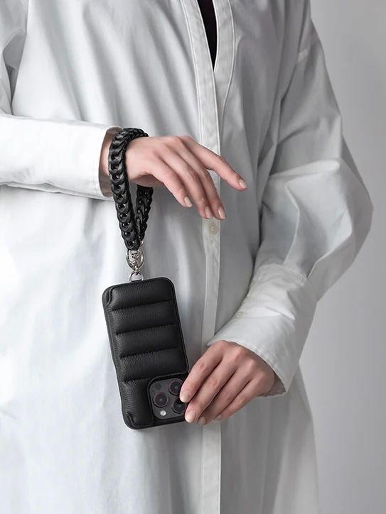 レザーチェーン ハンド ストラップ / HAND STRAP SYMBOLE / ベージュ