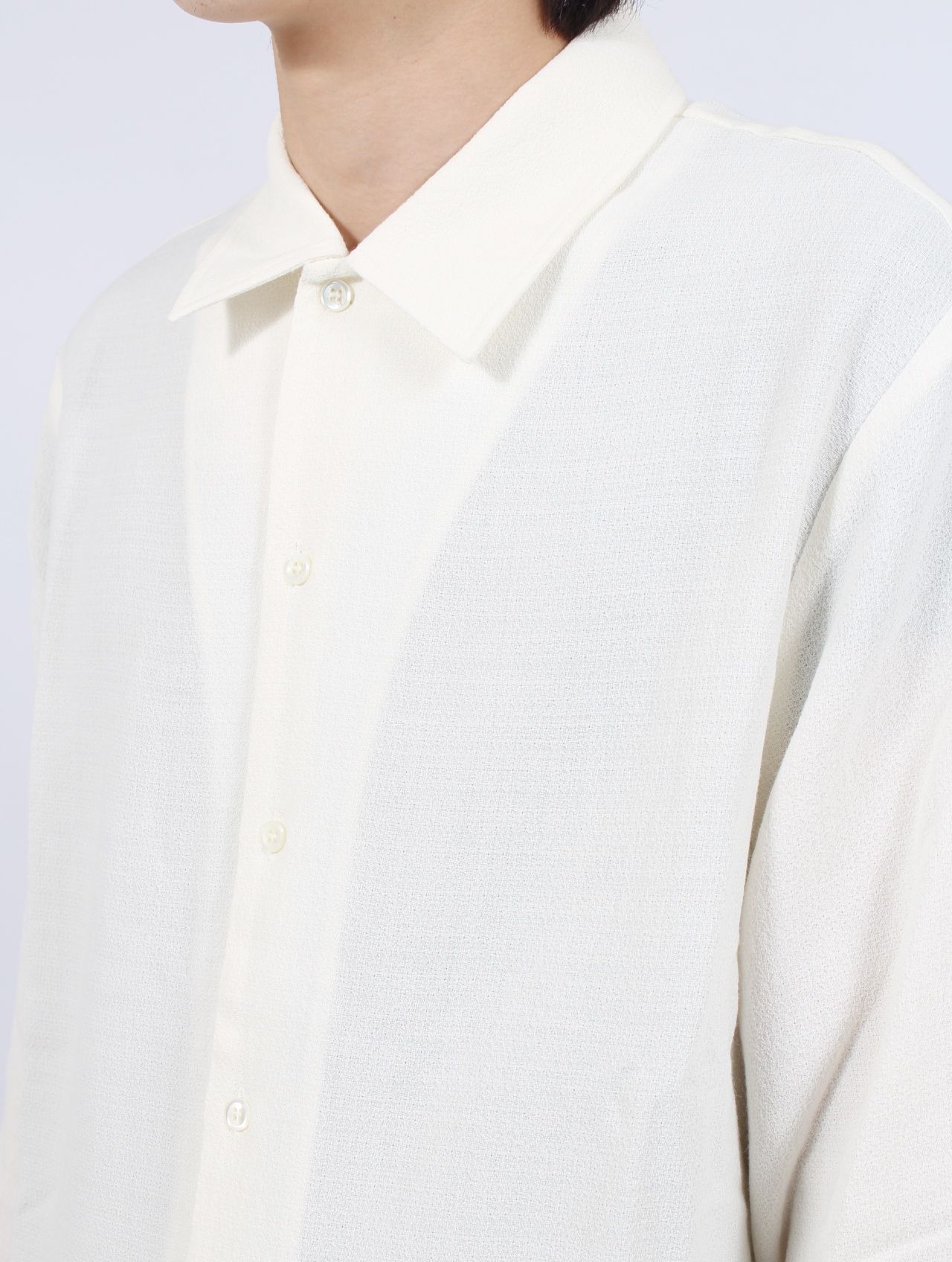 【25AW】定番 センス シャツ 長袖 / SENSE SHIRT / オフホワイト