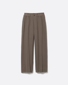 クレープ ボイル ストレート イージー トラウザーズ / CREPE VOILE STRAIGHT EASY TROUSERS .17 / DESERT BEIGE (ベージュ)
