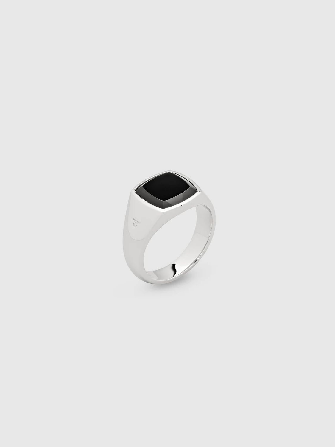 ケイ リング ポリッシュド マット オニキス / KAY RING POLISHED ONYX / シルバー