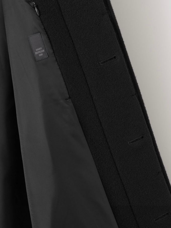 【26AW】レガシー バルマカーン コート / LEGACY BALMACAAN COAT / ブラック