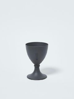 HIROTAKE IIDA 別注 磁器 日本酒グラス / SAKAZUKI : PORCELAIN SAKE GLASS / ブラック