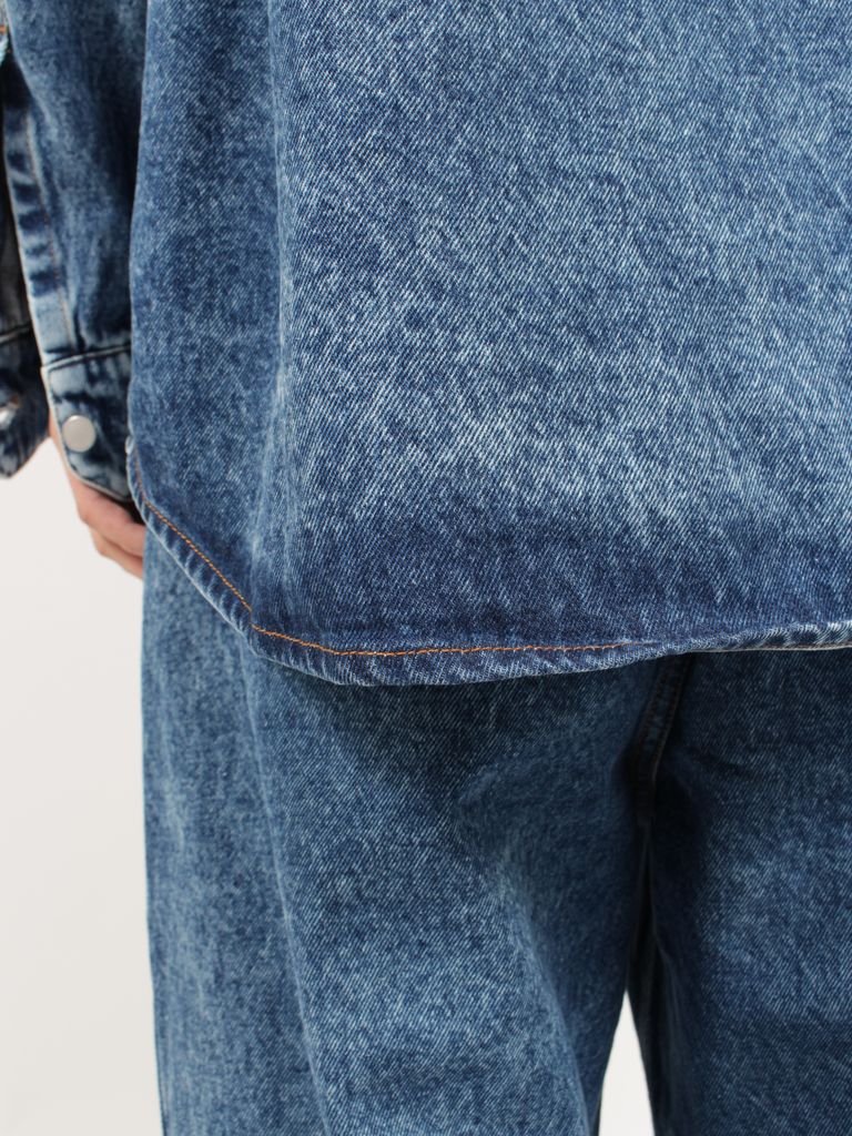 HED MAYNER - 【23AW】オーバーサイズ デニムシャツ / DENIM OVERSHIRT 