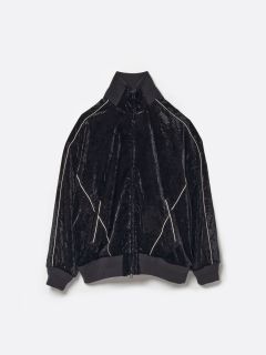 ベルベット トラック オーバー ジャケット / VELVET TRACK OVER JACKET.12 / ブラック
