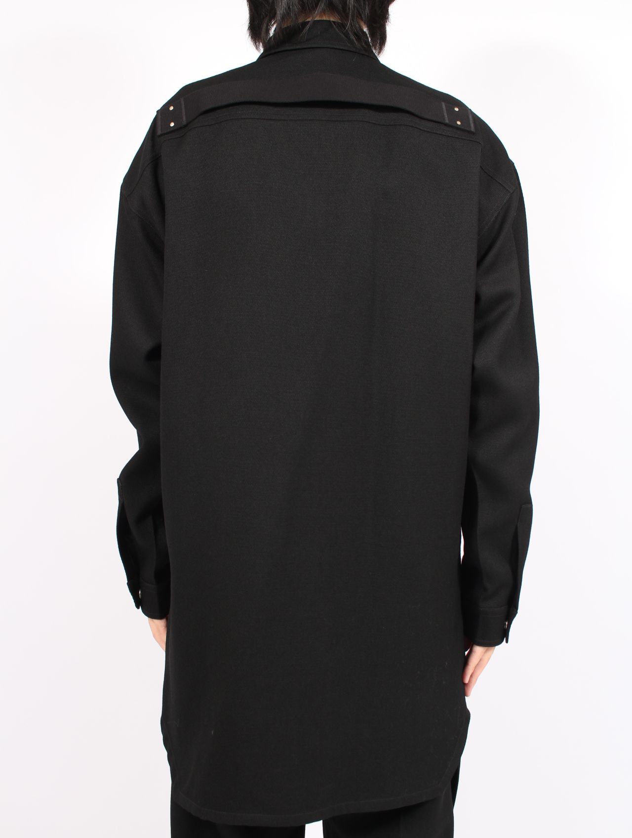 【25AW】オーバーサイズ アウターシャツ / OVERSIZED OUTERSHIRT / ブラック