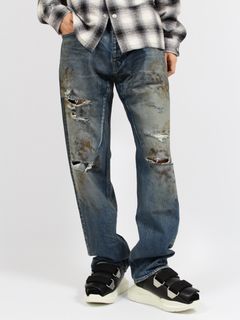 【26SS】カート ストレート デニム パンツ / KURDT / VINTAGE WASH(インディゴ)