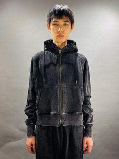 【25AW】ベーシック アシッド フーディー パーカー / BASIC ACID HOODIE / ブラック